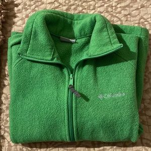 Columbia fleece zip jacket